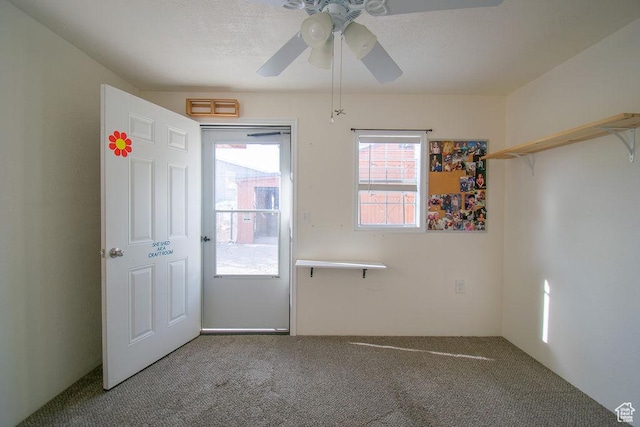 305 S Sheridan St, Stockton, UT 84071 - carpeted spare room featuring a ceiling fan