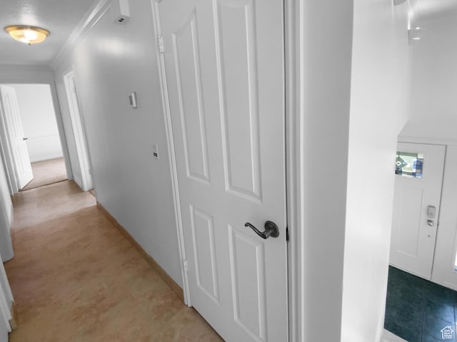 1175 N 1100 W, West Bountiful, UT 84087 - corridor with baseboards and ornamental molding