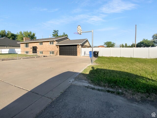 1175 N 1100 W, West Bountiful, UT 84087 - view of front of property with brick siding and a detached garage