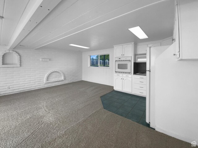 1175 N 1100 W, West Bountiful, UT 84087 - unfurnished living room featuring dark carpet