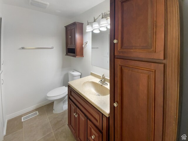 1175 N 1100 W, West Bountiful, UT 84087 - half bath with vanity and tile patterned flooring