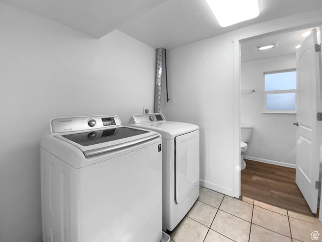 1175 N 1100 W, West Bountiful, UT 84087 - washroom featuring washing machine and dryer and light tile patterned floors