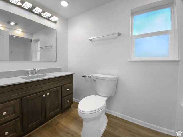1175 N 1100 W, West Bountiful, UT 84087 - bathroom featuring vanity and wood finished floors