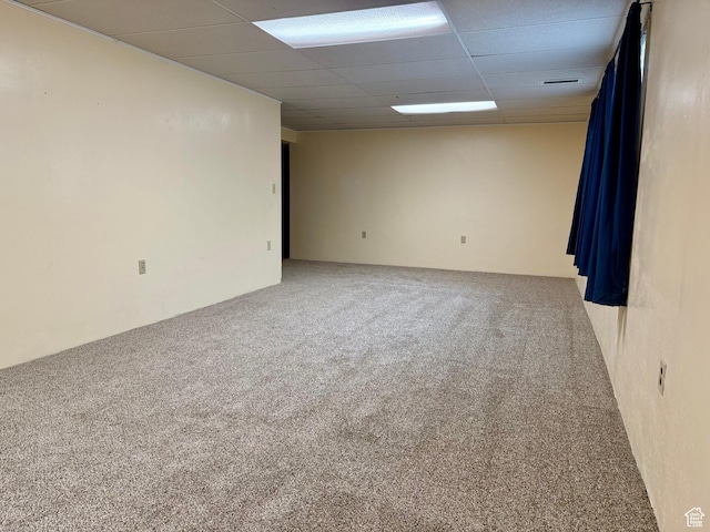 34 S El Dorado Pl, West Jordan, UT 84088 - carpeted empty room with a drop ceiling