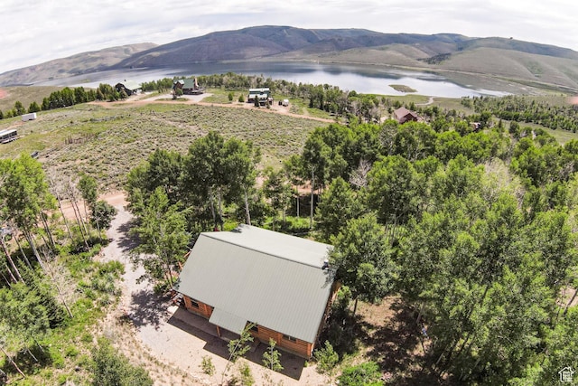 1922 N Corral Rd Unit 10, Scofield, UT 84526 - view from above of property with a water and mountain view