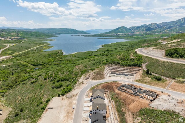 392 W Ascent Dr Unit 255, Hideout, UT 84036 - bird's eye view of a water and mountain view