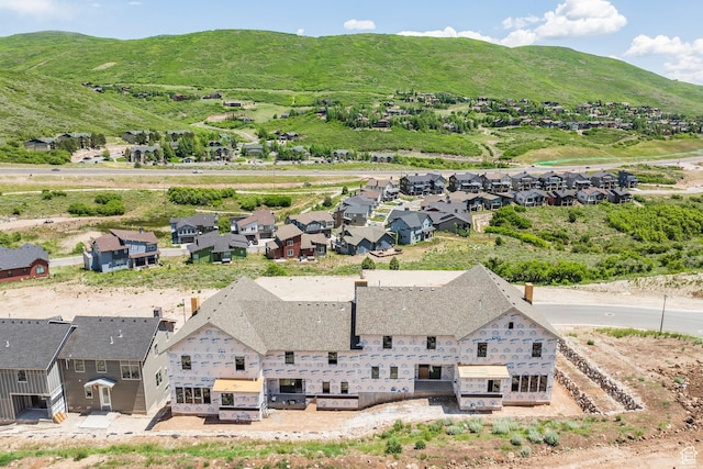 392 W Ascent Dr Unit 255, Hideout, UT 84036 - aerial perspective of suburban area with mountains