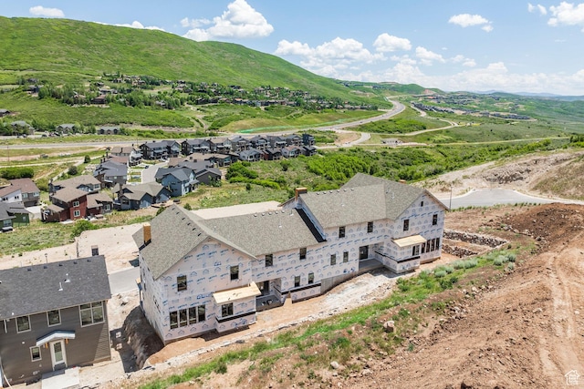 392 W Ascent Dr Unit 255, Hideout, UT 84036 - aerial view of residential area featuring mountains