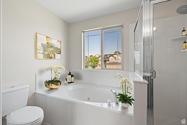 6959 S Adventure Way, West Jordan, UT 84081 - full bathroom featuring a jetted tub and a shower stall