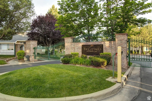 11863 S Cottage Side Way, Draper, UT 84020 - community / neighborhood sign with a gate