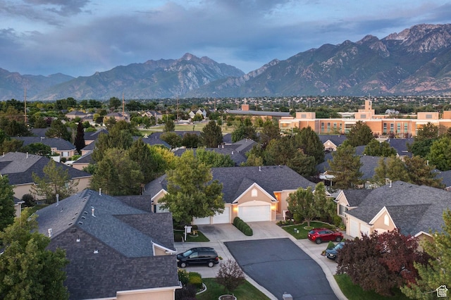 11863 S Cottage Side Way, Draper, UT 84020 - aerial view of residential area featuring mountains