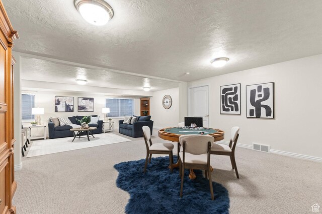 11863 S Cottage Side Way, Draper, UT 84020 - carpeted dining room featuring a textured ceiling