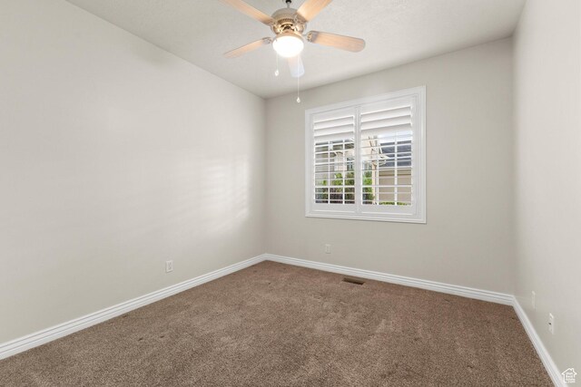 11863 S Cottage Side Way, Draper, UT 84020 - unfurnished room featuring carpet floors and a ceiling fan