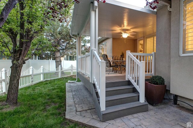 11863 S Cottage Side Way, Draper, UT 84020 - view of yard featuring ceiling fan