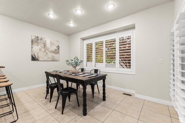 11863 S Cottage Side Way, Draper, UT 84020 - dining room with recessed lighting and light tile patterned flooring