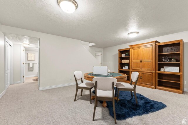 11863 S Cottage Side Way, Draper, UT 84020 - dining area featuring a textured ceiling and light carpet