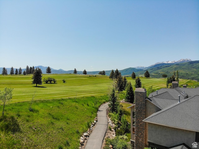 5176 E Fairview Loop Unit C505, Eden, UT 84310 - view of yard with a mountain view