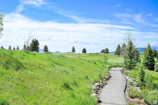 5176 E Fairview Loop Unit C505, Eden, UT 84310 - view of yard featuring a view of countryside