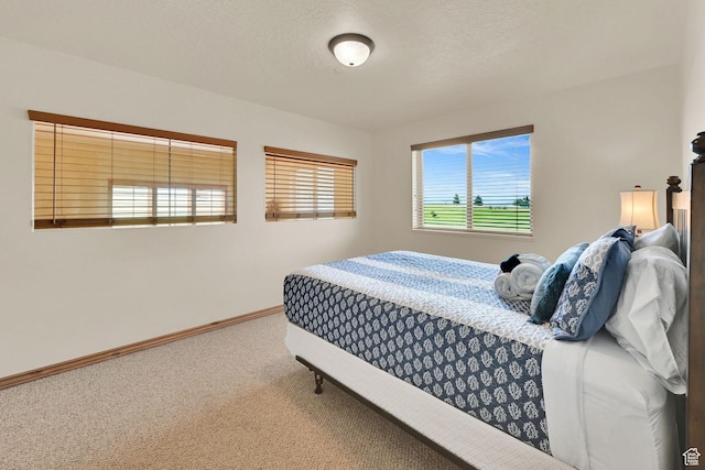 5176 E Fairview Loop Unit C505, Eden, UT 84310 - bedroom with carpet and a textured ceiling