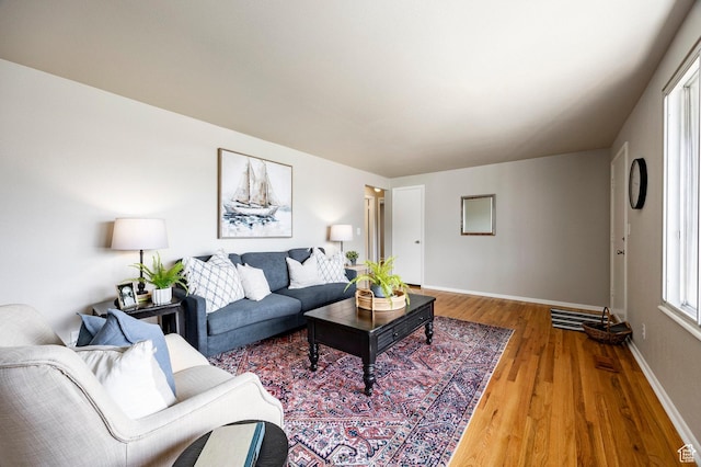 8097 S 535 E, Sandy, UT 84070 - living room featuring light wood-type flooring and baseboards