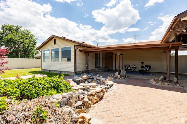 8097 S 535 E, Sandy, UT 84070 - rear view of property featuring a patio