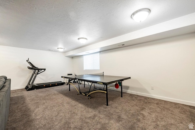 2402 W 525 S, Layton, UT 84041 - game room with carpet floors and a textured ceiling
