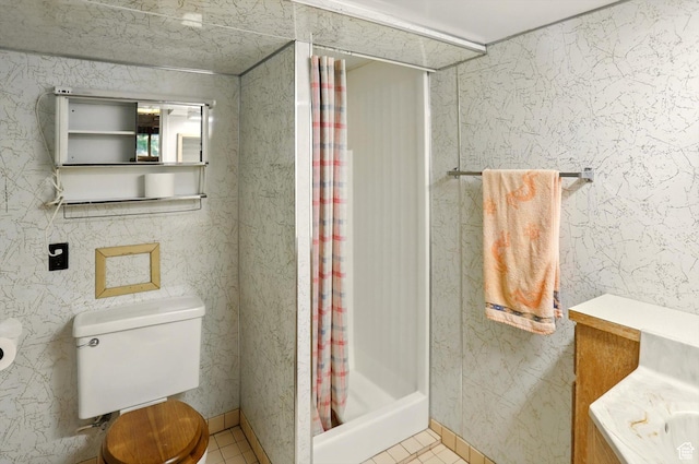 1743 N 250 W, Sunset, UT 84015 - bathroom with curtained shower and tile patterned flooring
