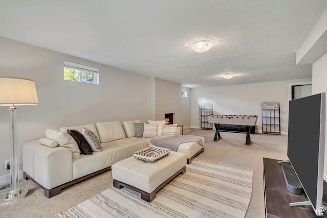 2241 E Melodie Ann Way, Holladay, UT 84124 - living room featuring a fireplace and carpet