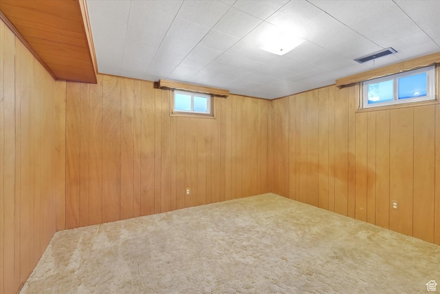 871 N 400 E, Logan, UT 84321 - basement featuring healthy amount of natural light, wood walls, and carpet floors