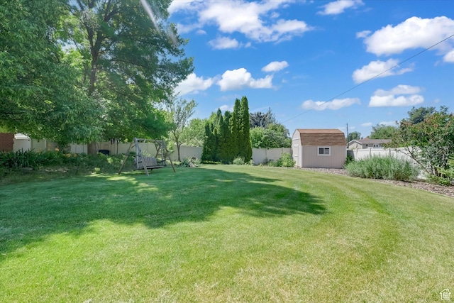 871 N 400 E, Logan, UT 84321 - fenced backyard with a storage shed
