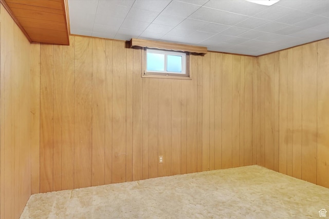 871 N 400 E, Logan, UT 84321 - below grade area featuring wooden walls and carpet floors