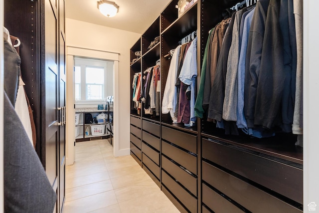 981 E Pebble Creek Rd, Smithfield, UT 84335 - spacious closet featuring light tile patterned floors