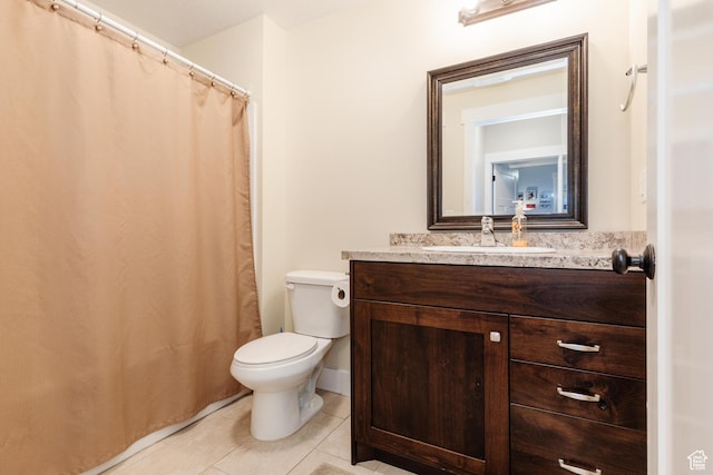 981 E Pebble Creek Rd, Smithfield, UT 84335 - full bathroom with tile patterned flooring, vanity, and a shower with shower curtain