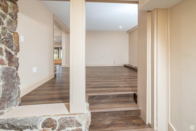 210 S 100 E, Fielding, UT 84311 - stairs with wood finished floors