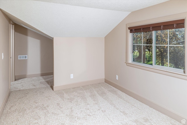 210 S 100 E, Fielding, UT 84311 - additional living space featuring lofted ceiling, carpet flooring, and a textured ceiling