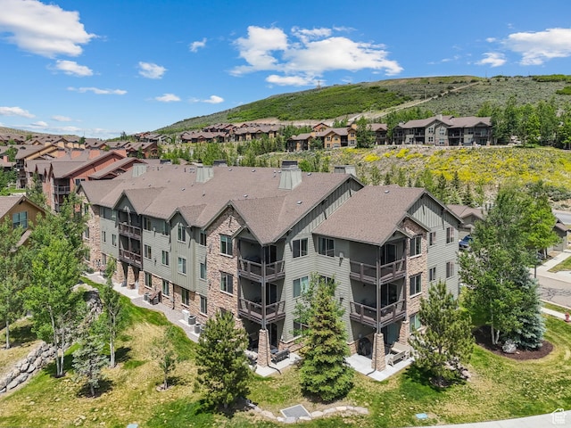14275 N Buck Horn Trl Unit 41-F, Kamas, UT 84036 - aerial perspective of suburban area with a mountainous background