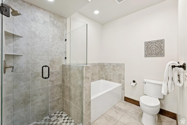 14275 N Buck Horn Trl Unit 41-F, Kamas, UT 84036 - full bath with a garden tub, a stall shower, and recessed lighting