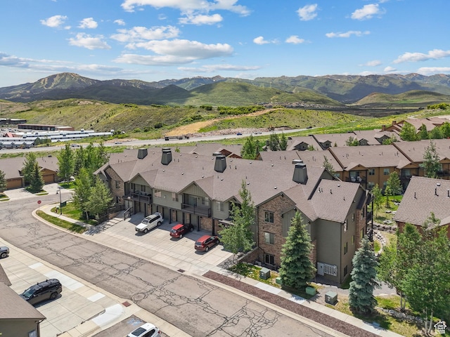 14275 N Buck Horn Trl Unit 41-F, Kamas, UT 84036 - aerial view of residential area with mountains