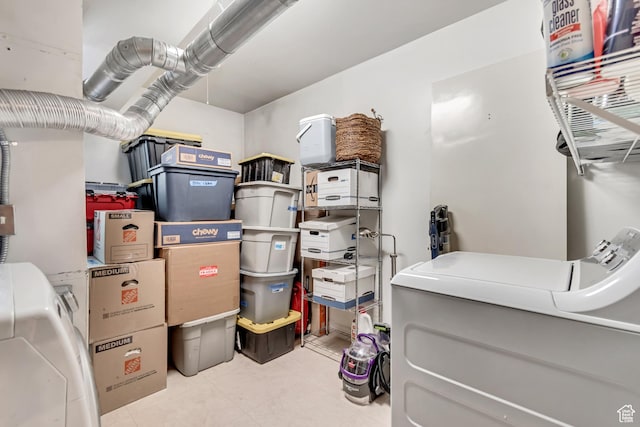 4797 S 2124 E, Holladay, UT 84117 - storage room featuring separate washer and dryer