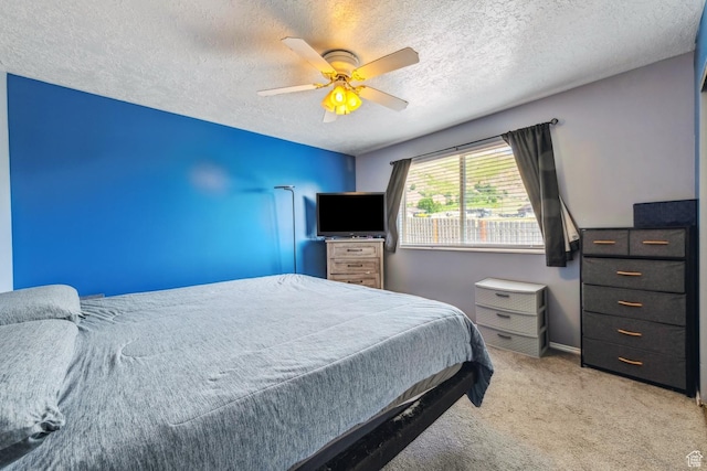 615 W 1080 S, Tooele, UT 84074 - carpeted bedroom featuring a textured ceiling and ceiling fan