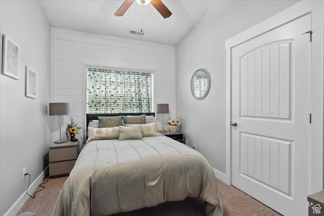 5538 N Turin Ln, Highland, UT 84003 - carpeted bedroom with baseboards and a ceiling fan