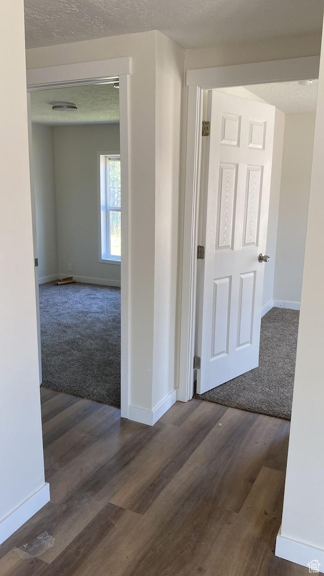 371 Broadmoor Ave, Ogden, UT 84404 - hallway featuring wood finished floors and carpet flooring