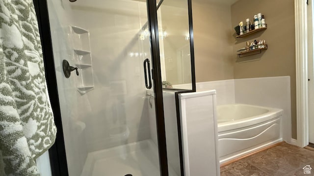 1205 E Privet Dr S Unit 101, Cottonwood Heights, UT 84121 - full bathroom with a garden tub and a stall shower