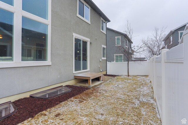 5001 W Anegada Ln S, Herriman, UT 84096 - rear view of house with stucco siding