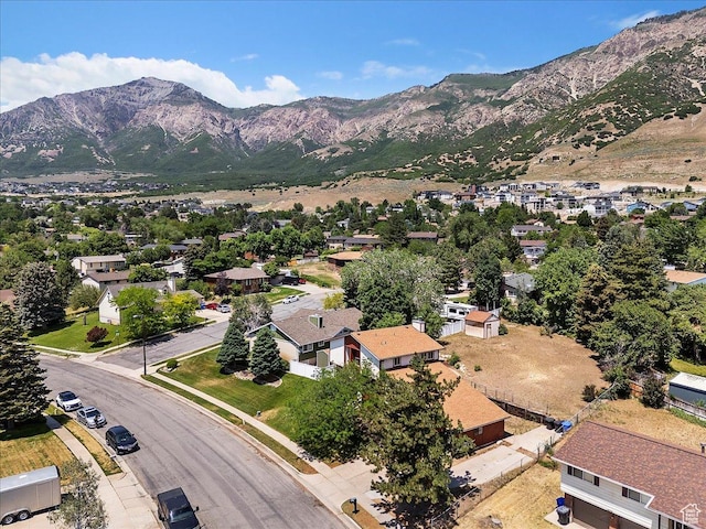 1260 E 2925 N, North Ogden, UT 84414 - aerial view of residential area featuring a mountainous background