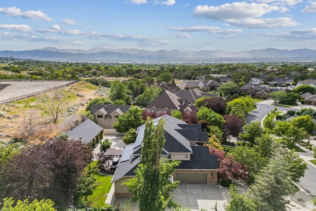 1652 E Red Tree Ct S, Draper, UT 84020 - aerial perspective of suburban area with a mountainous background