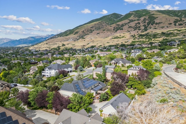 1652 E Red Tree Ct S, Draper, UT 84020 - aerial perspective of suburban area with mountains