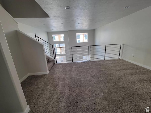 15040 S Wild Horse Way, Bluffdale, UT 84065 - empty room with carpet, recessed lighting, and a textured ceiling
