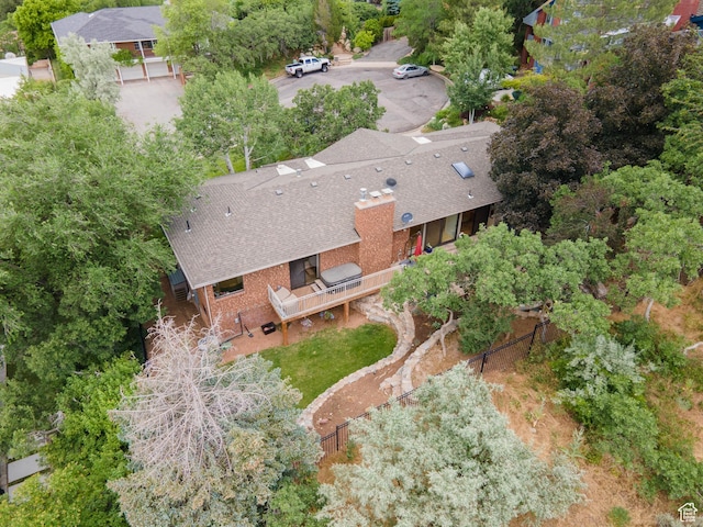 2842 E Oakbrook Cir, Salt Lake City, UT 84108 - view from above of property