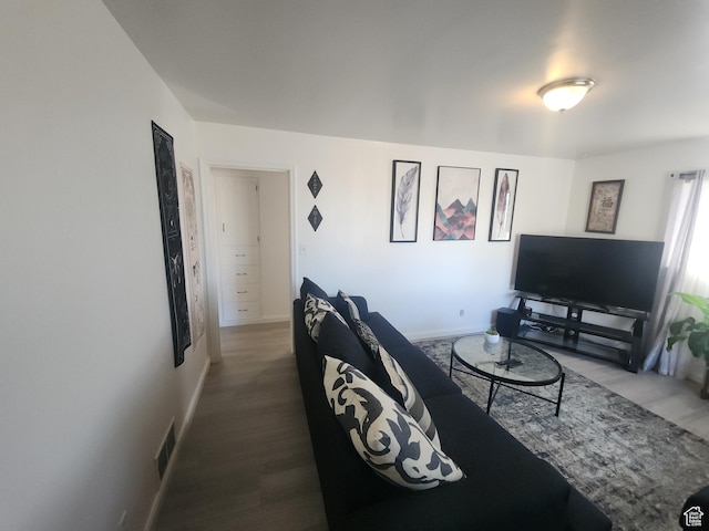 1105 9th St, Ogden, UT 84404 - living area featuring wood finished floors and baseboards